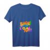 Damen Back to the 90s Graffiti T-Shirt mit V-Ausschnitt – Nostalgisches 90er Jahre Kostüm & Geschenk für Kinder und Erwachsene