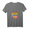 Damen Back to the 90s Graffiti T-Shirt mit V-Ausschnitt – Nostalgisches 90er Jahre Kostüm & Geschenk für Kinder und Erwachsene