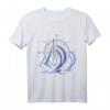 Kapitän Segler Shirt für Wassersportler mit Windrose & Segelboot Motiv – Perfekt für Kapitäne, Skipper & Segelenthusiasten