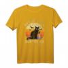 Lustiges Katzen T-Shirt mit Spruch - Verwirrte Katze und Blutiges Messer für Horror- & Katzenliebhaber, perfekt für Partys & Geschenke