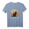 Lustiges Katzen T-Shirt mit Spruch - Verwirrte Katze und Blutiges Messer für Horror- & Katzenliebhaber, perfekt für Partys & Geschenke
