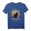 Lustiges Katzen T-Shirt mit Spruch - Verwirrte Katze und Blutiges Messer für Horror- & Katzenliebhaber, perfekt für Partys & Geschenke