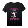 Coole Mädchen spielen Badminton Federball Kinder T-Shirt - Perfektes Geschenk für Badmintonfans, Vereinsspielerinnen & zu Weihnachten oder Geburtstagsfeiern