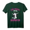 Coole Mädchen spielen Badminton Federball Kinder T-Shirt - Perfektes Geschenk für Badmintonfans, Vereinsspielerinnen & zu Weihnachten oder Geburtstagsfeiern