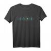 Vinyl Herzschlag Retro Schallplatte Musik Puls Geschenk T-Shirt – Perfekt für Musikliebhaber, Festivals & Geburtstage