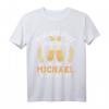 Lustiges Michael T-Shirt - Morgens Müde Abends Blau Spruch Geschenk für Geburtstag, Vatertag & Weihnachten