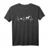 Herzschlag Ziege für Landwirt Ziegen Bauern - Lustiges EKG T-Shirt als Geschenk für Ziegenhalter, Landwirte und Tierliebhaber