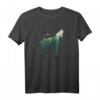 Preserve & Protect Umweltschutz Klimaschutz Wolf Silhouette T-Shirt – Für Naturschützer, Tierfreunde & Demo-Teilnehmer