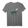 Preserve & Protect Umweltschutz Klimaschutz Wolf Silhouette T-Shirt – Für Naturschützer, Tierfreunde & Demo-Teilnehmer