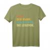 Papa Der Mann Der Mythos Die Legende T-Shirt - Lustiges Vatertags- und Weihnachtsgeschenk für stolze Väter