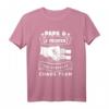 Papa & 2 Töchter Chaos Team T-Shirt - Lustiges Familiengeschenk für Vatertag & Familienfeiern