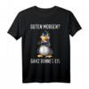 Lustiges Pinguin T-Shirt mit Spruch 'Guten Morgen? Ganz Dünnes Eis' – Perfekte Geschenkidee für Freunde und Kollegen