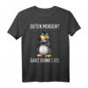 Lustiges Pinguin T-Shirt mit Spruch 'Guten Morgen? Ganz Dünnes Eis' – Perfekte Geschenkidee für Freunde und Kollegen