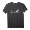Hirsch Herzschlag Rothirsch Geweih T-Shirt für Jäger und Naturfreunde – Perfekte Geschenkidee für Jäger & Tierliebhaber