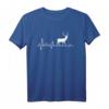 Hirsch Herzschlag Rothirsch Geweih T-Shirt für Jäger und Naturfreunde – Perfekte Geschenkidee für Jäger & Tierliebhaber