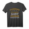 Pensionär Rentner Opa Spruch Vintage Geschenk T-Shirt – Lustiges Ruhestand-Shirt für Lehrer, Beamte, Papa & Großvater