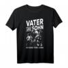 Vater und Sohn Motocross Papa Dirt Bike T-Shirt – Familien-Outfit & Geschenk für Motorsport-Fans zu Weihnachten, Geburtstag & Vatertag