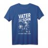 Vater und Sohn Motocross Papa Dirt Bike T-Shirt – Familien-Outfit & Geschenk für Motorsport-Fans zu Weihnachten, Geburtstag & Vatertag
