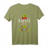 Kaffeelfe Weihnachtsoutfit für Familie - Lustiges Partnerlook T-Shirt mit Elfenmütze, Socken & Schneeflocken für Heiligabend & Familienfeiern