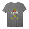 Kaffeelfe Weihnachtsoutfit für Familie - Lustiges Partnerlook T-Shirt mit Elfenmütze, Socken & Schneeflocken für Heiligabend & Familienfeiern