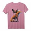 Fuchs Schmetterling Motiv Kunst Tier T-Shirt – Perfekt für Fuchsliebhaber und Tierfreunde