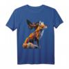 Fuchs Schmetterling Motiv Kunst Tier T-Shirt – Perfekt für Fuchsliebhaber und Tierfreunde