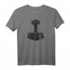 Wikinger Nordische Mythologie Thor Hammer Mjölnir T-Shirt – Heilige Symbole, Odin Raben & Asgard für Mythologie-Fans