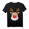 Süßes Rentier Rudolf Rote Nase Weihnachten Xmas Party T-Shirt – Für Groß und Klein, perfekt für festliche Feiertage