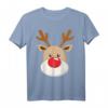 Süßes Rentier Rudolf Rote Nase Weihnachten Xmas Party T-Shirt – Für Groß und Klein, perfekt für festliche Feiertage