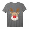 Süßes Rentier Rudolf Rote Nase Weihnachten Xmas Party T-Shirt – Für Groß und Klein, perfekt für festliche Feiertage