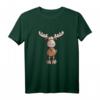 Crazy Elch I Hirsch Rentier Fun Jagd Weihnachten Tiermotiv T-Shirt – Lustiges Comic Tiermotiv für Wildtier- und Tierliebhaber, Jäger & Humor-Fans
