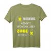 Eisenbahn Zug Dampfzug Lokomotive Lustig T-Shirt – Für Eisenbahn- und Dampflok-Liebhaber, Sammler & Humorvolle Fans