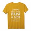 Ich habe zwei Titel Papa & Opa T-Shirt - Humorvolles Geschenk für Väter und Großväter zum Vatertag & Geburtstag