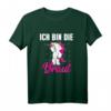 Ich bin die Braut JGA Einhorn Hochzeit Junggesellenabschied T-Shirt – Lustige Team Braut Kleidung für Malle & Mallorca Feier