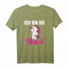 Ich bin die Braut JGA Einhorn Hochzeit Junggesellenabschied T-Shirt – Lustige Team Braut Kleidung für Malle & Mallorca Feier