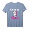 Ich bin die Braut JGA Einhorn Hochzeit Junggesellenabschied T-Shirt – Lustige Team Braut Kleidung für Malle & Mallorca Feier