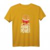 Pommes Power Für Fritten Pommes Frites Fan T-Shirt - Lustiges Geschenk für Pommes Liebhaber & Fast Food Fans