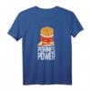 Pommes Power Für Fritten Pommes Frites Fan T-Shirt - Lustiges Geschenk für Pommes Liebhaber & Fast Food Fans