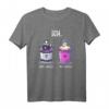 Ich ohne Kaffee Ich mit Kaffee - Lustiges Kaffee Spruch T-Shirt für Kaffeeliebhaber, perfekt als Geschenk zu Weihnachten oder Geburtstag