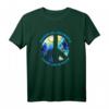 Hippie Imagine All The People Living Life In Peace T-Shirt – Retro Vintage Geschenk für Friedens-, Love- & Umweltaktivisten, Festivals & 70er Style