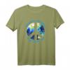 Hippie Imagine All The People Living Life In Peace T-Shirt – Retro Vintage Geschenk für Friedens-, Love- & Umweltaktivisten, Festivals & 70er Style