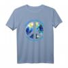 Hippie Imagine All The People Living Life In Peace T-Shirt – Retro Vintage Geschenk für Friedens-, Love- & Umweltaktivisten, Festivals & 70er Style