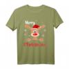 HapKitten T-Shirt - Weihnachts Rentier mit Merry Christmas Schriftzug & Schneeflocken für Familie, Freunde & Partnerlook