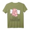 Offizielles Schwein Landwirt Schlafshirt – Lustiges Bauernhof T-Shirt für Tierliebhaber, Landwirte & Schweinefans, perfekt zum Schlafen und als Geschenk