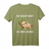 Ich Schlafe nicht Ich Spare Energie - Lustiges Faultier Spruch T-Shirt für Müdigkeit, Energie-Sparer und Langschläfer
