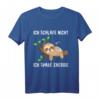 Ich Schlafe nicht Ich Spare Energie - Lustiges Faultier Spruch T-Shirt für Müdigkeit, Energie-Sparer und Langschläfer