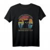 Geh mir aus dem Weg du unnötiger Sozialkontakt Katzen Retro T-Shirt – Lustiges Geschenk für Katzenliebhaber, Freunde und Kollegen