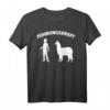 Lustiges Alpaka Führungskraft Lama Hof Spaziergang Tier T-Shirt – Perfektes Geschenk für Tierliebhaber, Freunde & Familie zu Weihnachten & Geburtstag