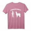 Lustiges Alpaka Führungskraft Lama Hof Spaziergang Tier T-Shirt – Perfektes Geschenk für Tierliebhaber, Freunde & Familie zu Weihnachten & Geburtstag