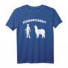 Lustiges Alpaka Führungskraft Lama Hof Spaziergang Tier T-Shirt – Perfektes Geschenk für Tierliebhaber, Freunde & Familie zu Weihnachten & Geburtstag